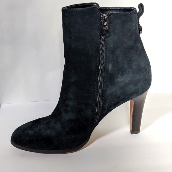 Coach Jemma black suede high heel boots - Picture 9 of 16